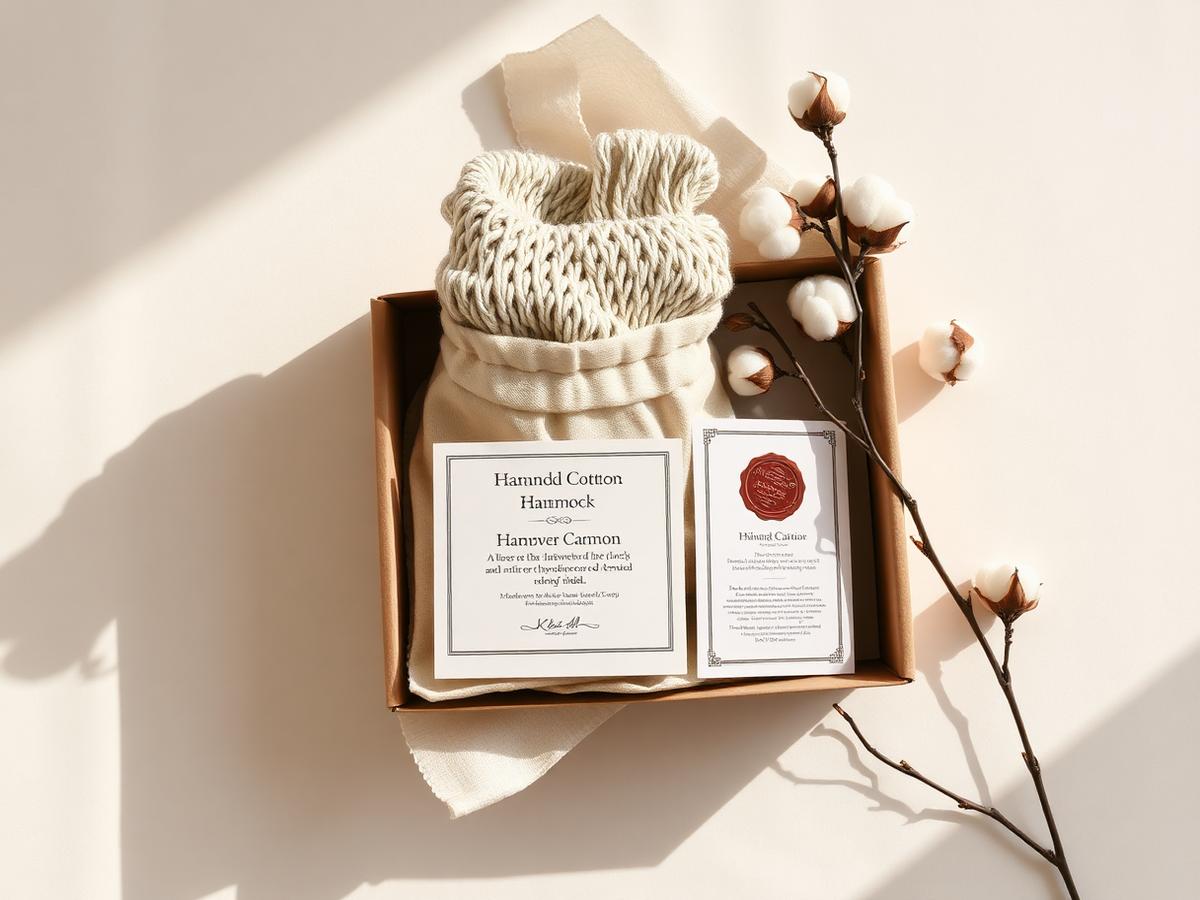 RAÍZ luxury packaging with linen bag and certificate