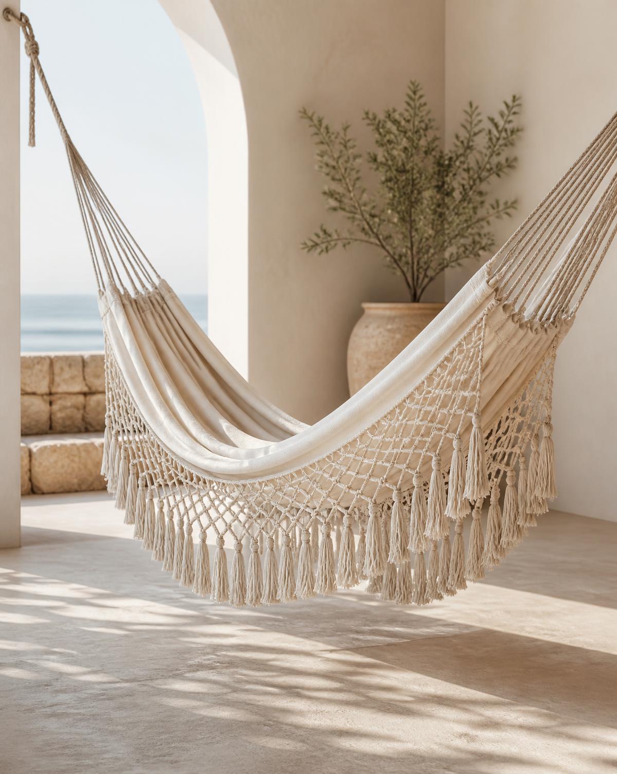 Ancestral Calm handwoven hammock by Kogui Community